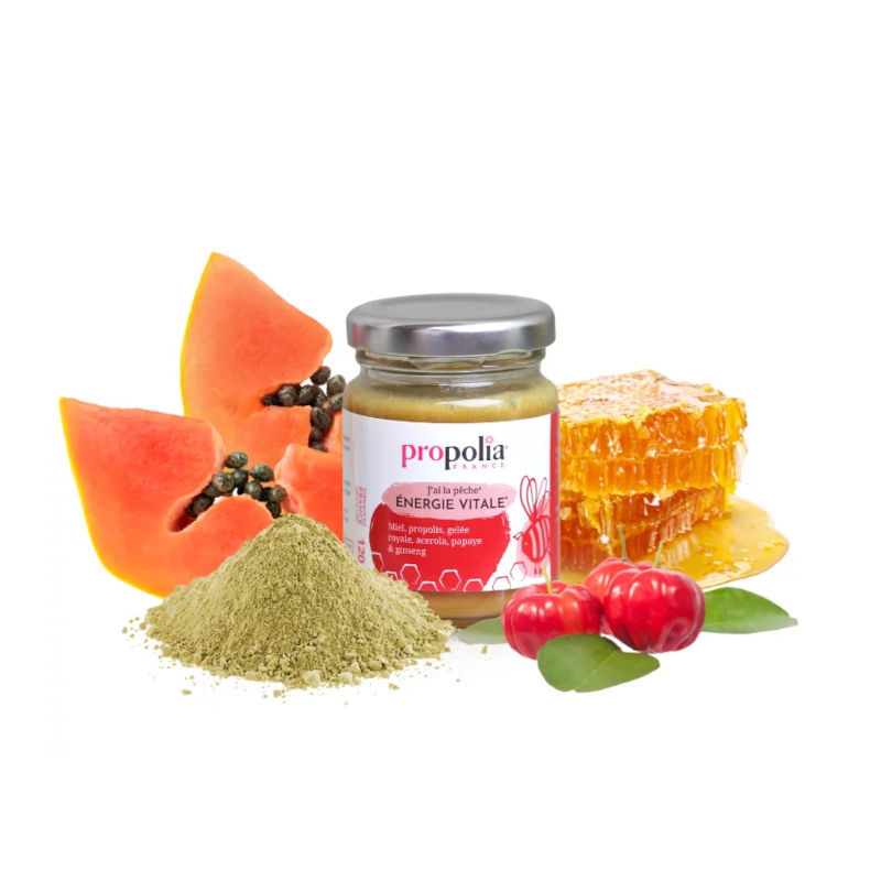 Energie Vitale mit Honig, Proppolis, Gelee Royale, Papaya, Ginseng