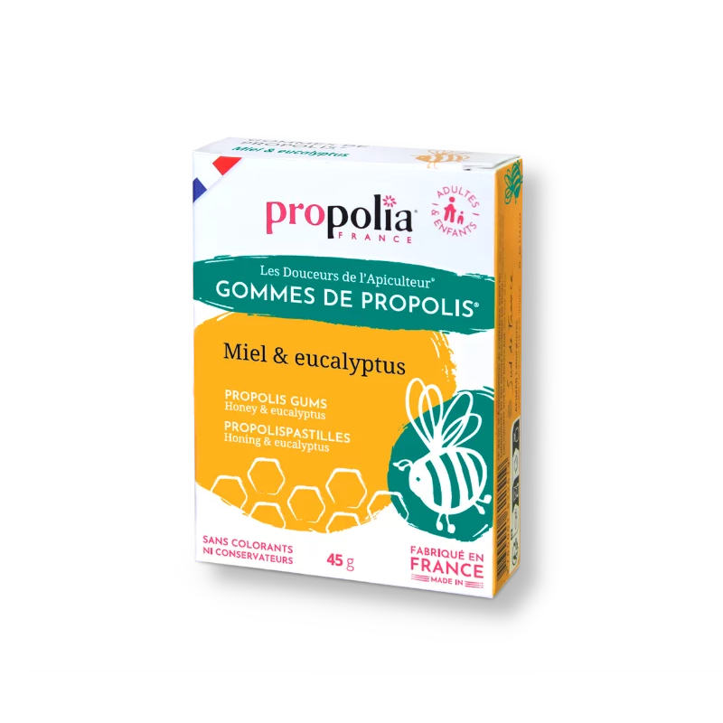 Propolis-Gummipastillen mit Eukalyptus