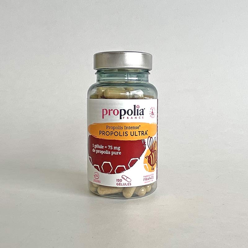 Propolis-Kapseln, Vorderseite